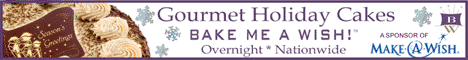 Holiday Gifts, Gourmet Cakes, Bake Me A Wish!